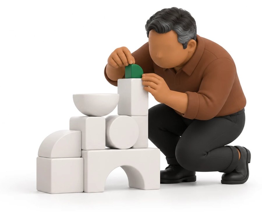 A clay figure illustrating the Completer Finisher Team Role
