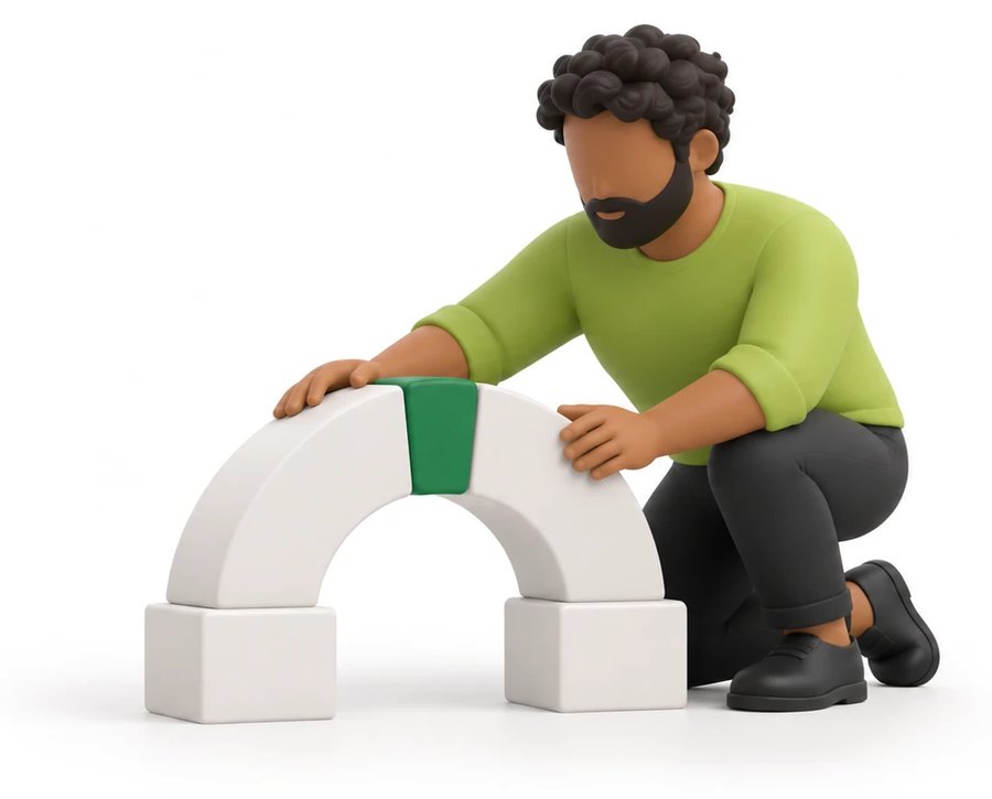 A clay figure illustrating the Teamworker Team Role